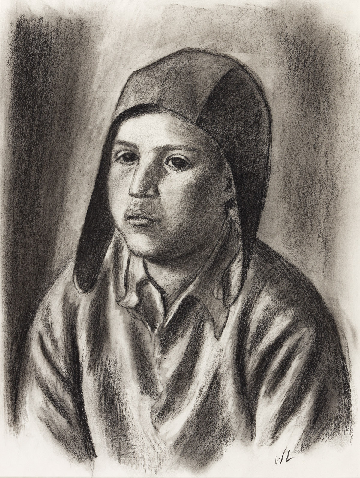 WARD LOCKWOOD (1894-1963) Untitled, (Boy in Winter Hat).